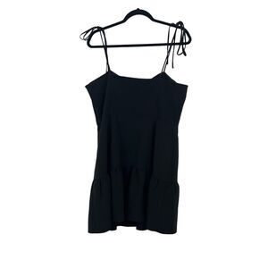 Gianni Bini Womens Size 12 Ruffle Sweetheart Neck Shoulder Tie Mini Dress